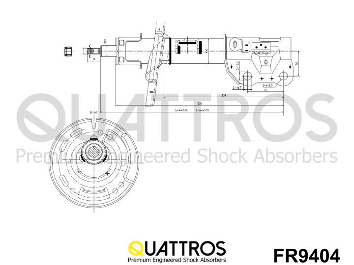 DAVID VASCO FR9404 Shock Absorber