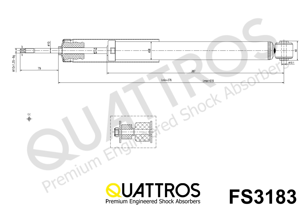 DAVID VASCO FS3183 QUATTROS Ammortizzatore
