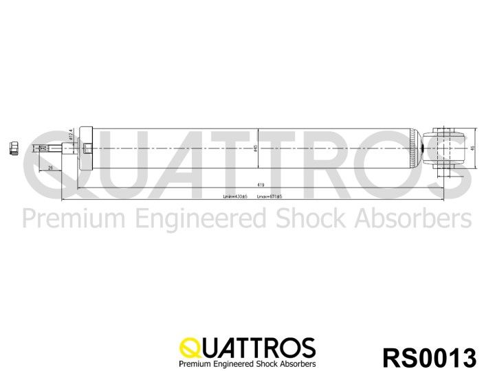 DAVID VASCO RS0013 Shock Absorber