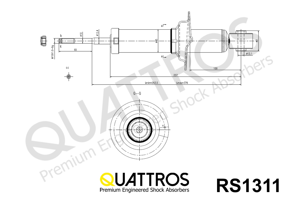 DAVID VASCO RS1311 QUATTROS Shock Absorber
