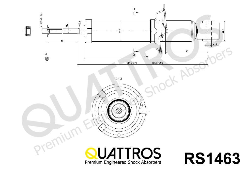 DAVID VASCO RS1463 QUATTROS Ammortizzatore