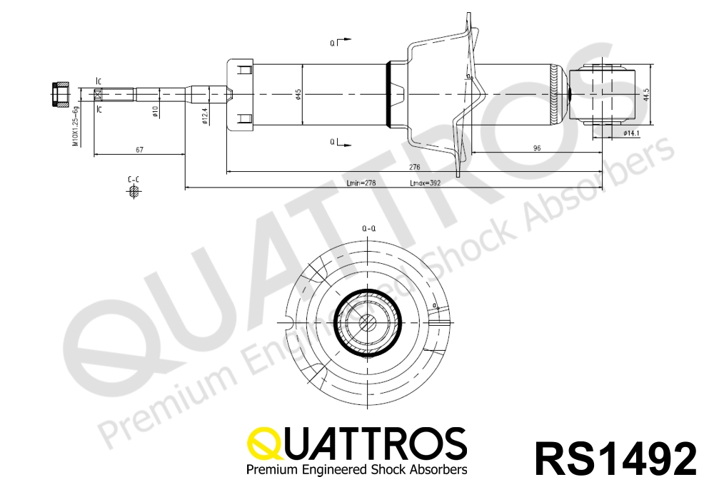 DAVID VASCO RS1492 QUATTROS Ammortizzatore