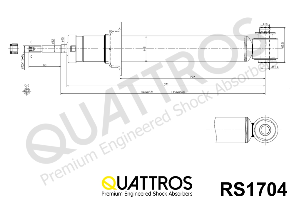 DAVID VASCO RS1704 QUATTROS Ammortizzatore