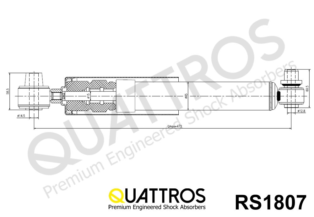 DAVID VASCO RS1807 QUATTROS Shock Absorber
