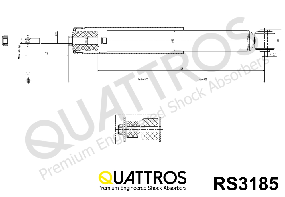 DAVID VASCO RS3185 QUATTROS Shock Absorber
