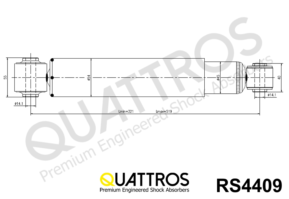 DAVID VASCO RS4409 QUATTROS Ammortizzatore