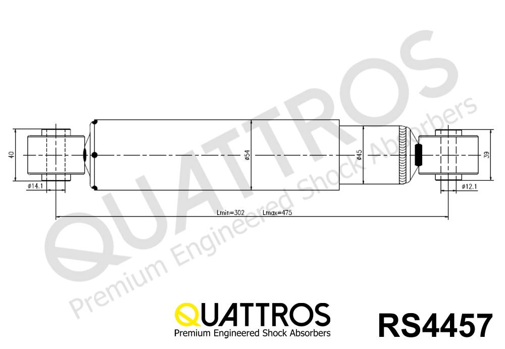 DAVID VASCO RS4457 QUATTROS Amortyzator