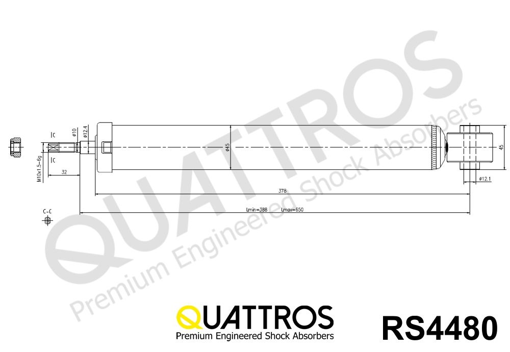 DAVID VASCO RS4480 QUATTROS Amortyzator
