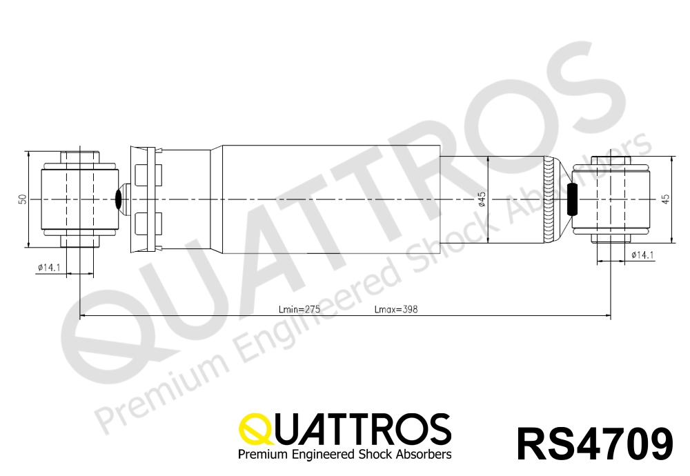 DAVID VASCO RS4709 QUATTROS Ammortizzatore