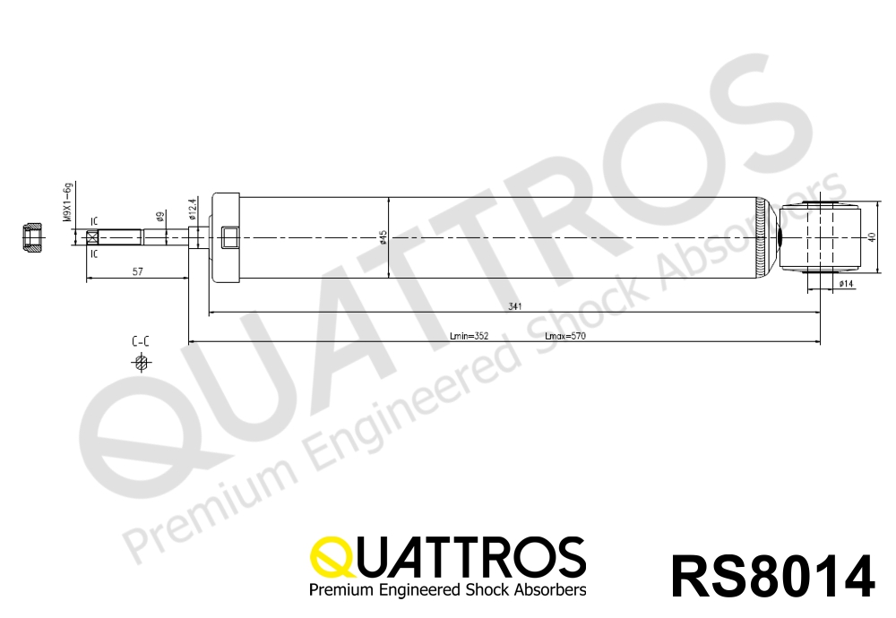 DAVID VASCO RS8014 QUATTROS Amortyzator
