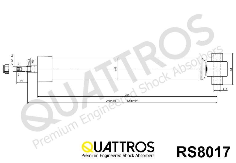 DAVID VASCO RS8017 QUATTROS Amortyzator