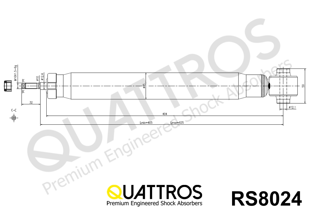 DAVID VASCO RS8024 QUATTROS Shock Absorber