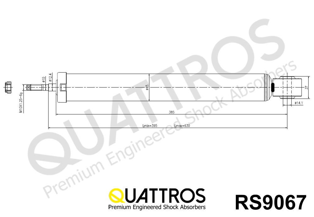 DAVID VASCO RS9067 QUATTROS Ammortizzatore