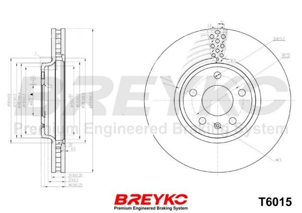 DAVID VASCO T6015 Brake Disc