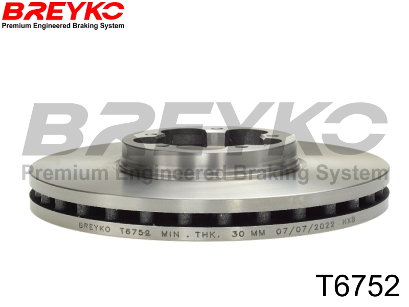 DAVID VASCO T6752 BREYKO Brake Disc