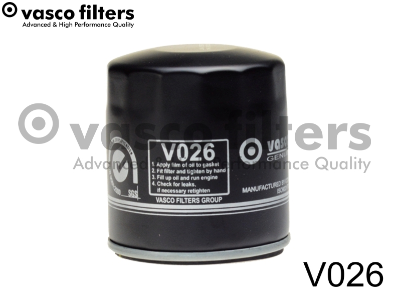 DAVID VASCO V026 VASCO FILTERS Oil Filter