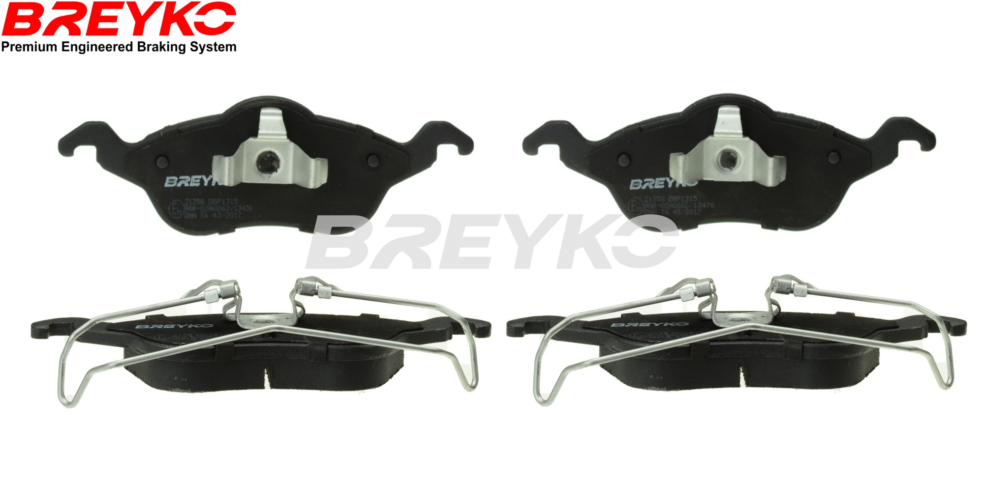 DAVID VASCO Z1358 BREYKO Kit pastiglie freno, Freno a disco