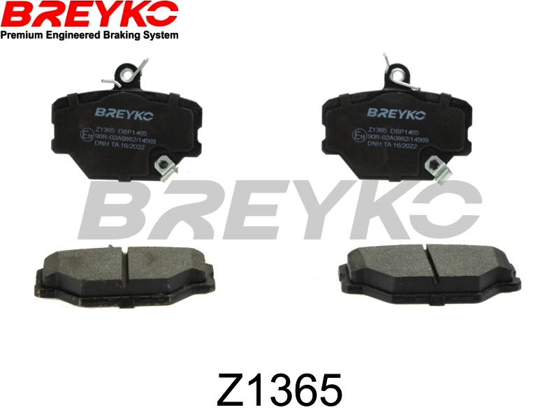 DAVID VASCO Z1365 BREYKO Kit pastiglie freno, Freno a disco