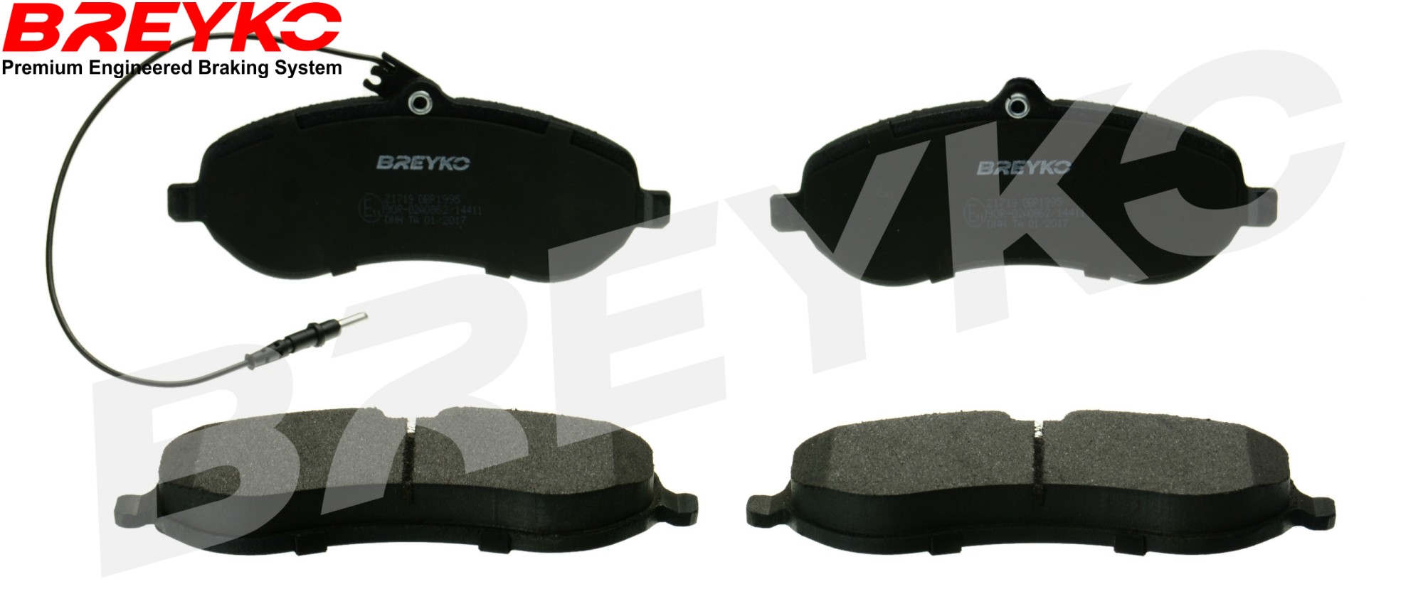 DAVID VASCO Z1719 BREYKO Kit pastiglie freno, Freno a disco