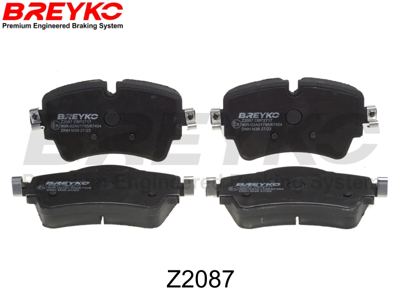 DAVID VASCO Z2087 BREYKO Brake Pad Set, disc brake