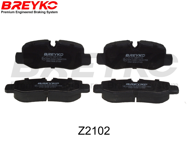 DAVID VASCO Z2102 BREYKO Brake Pad Set, disc brake