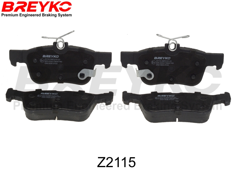 DAVID VASCO Z2115 BREYKO Brake Pad Set, disc brake