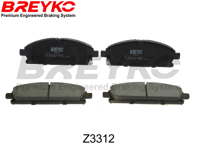 DAVID VASCO Z3312 BREYKO Brake Pad Set, disc brake