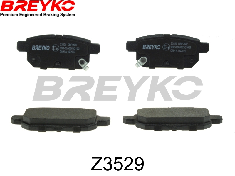 DAVID VASCO Z3529 BREYKO Brake Pad Set, disc brake