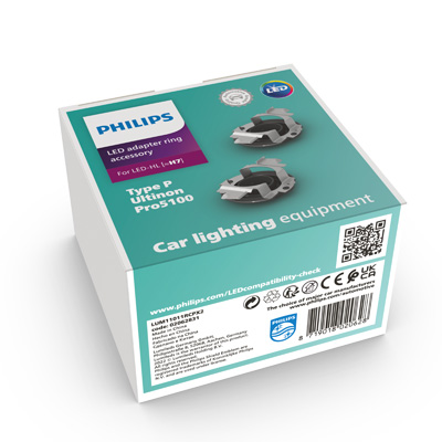 PHILIPS 11011RCPX2 Adapter Ring H7-LED Bulb Socket, headlight