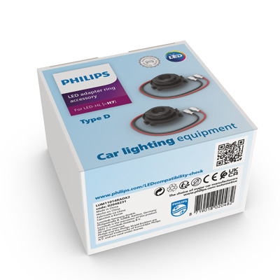 PHILIPS 11014RADX2 Adapter Ring H7-LED Bulb Socket, headlight