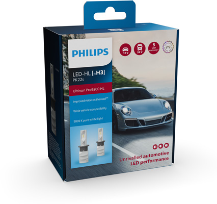 PHILIPS 11336U92X2 Ultinon Pro9200 LED-HL Glühlampe, Fernscheinwerfer