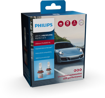 PHILIPS 11366U92X2 Ultinon Pro9200 LED-HL Glühlampe, Fernscheinwerfer