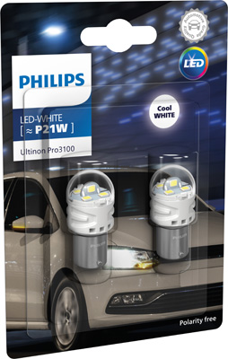 PHILIPS 11498CU31B2 Ultinon Pro3100 LED-SI Lyspære,blinklys