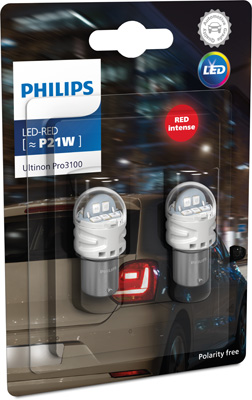 PHILIPS 11498RU31B2 Ultinon Pro3100 LED-SI Glühlampe, Bremsleuchte