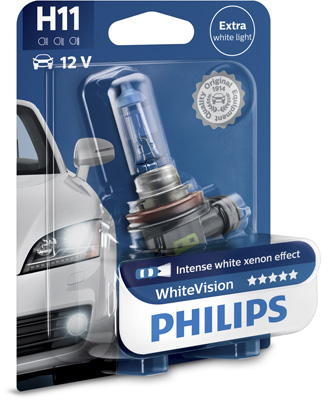 PHILIPS 12362WHVB1 WhiteVision Glühlampe, Fernscheinwerfer