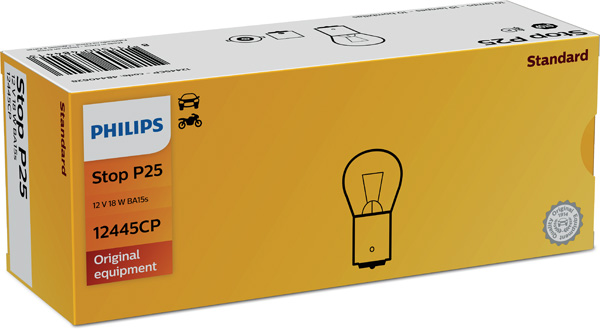 PHILIPS 12445CP Lampadina, Indicatore direzione-Lampadina, Indicatore direzione-Ricambi Euro