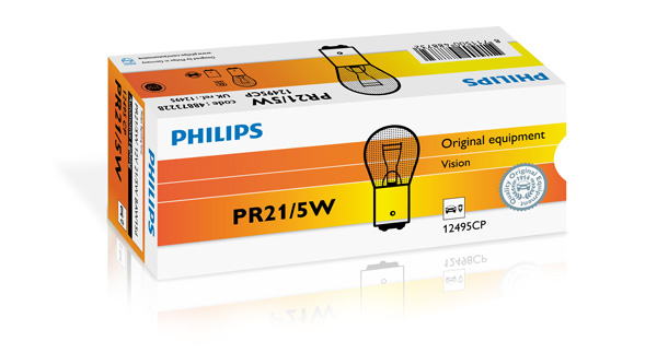PHILIPS 12495CP Lampadina, Luce stop/Luce posteriore