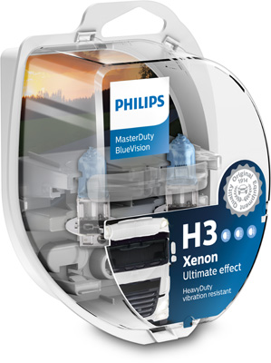 PHILIPS 13336MDBVS2 MasterDuty BlueVision Glühlampe, Fernscheinwerfer