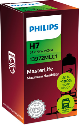 PHILIPS 13972MLC1 MasterLife Glühlampe, Fernscheinwerfer