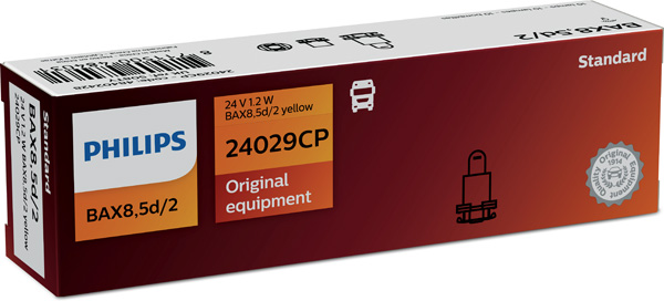 PHILIPS 24029CP Glühlampe, Instrumentenbeleuchtung