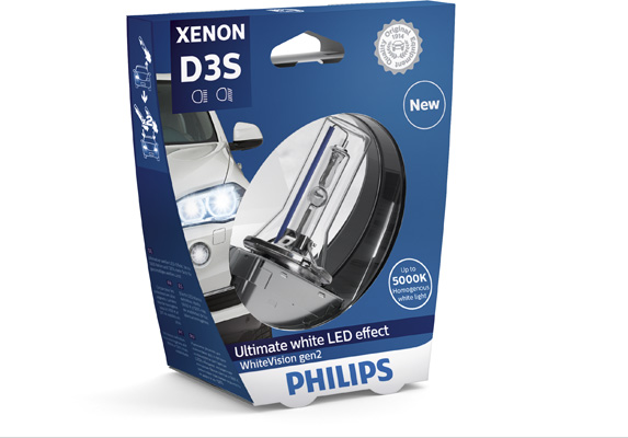 PHILIPS 42403WHV2S1 Xenon WhiteVision gen2 Glühlampe, Fernscheinwerfer