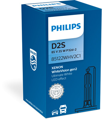 PHILIPS 85122WHV2C1 Xenon WhiteVision gen2 Glühlampe, Fernscheinwerfer