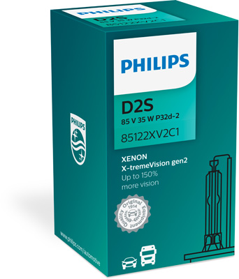 PHILIPS 85122XV2C1 Xenon X-tremeVision gen2 Glühlampe, Fernscheinwerfer