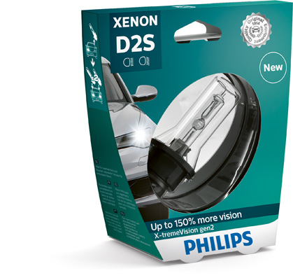 PHILIPS 85122XV2S1 Xenon X-tremeVision gen2 Glühlampe, Fernscheinwerfer