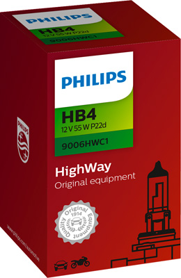 PHILIPS 9006HWC1 HighWay Glühlampe, Fernscheinwerfer
