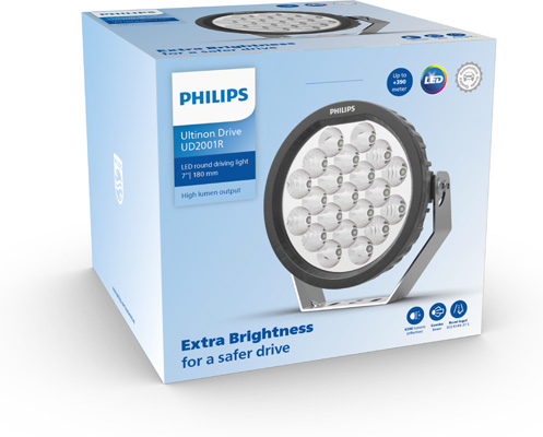 PHILIPS UD2001RX1 Ultinon Drive 7" LED round driving light Fjernlys
