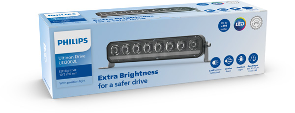PHILIPS UD2002LX1 Ultinon Drive 10" LED lightbar Fjernlys