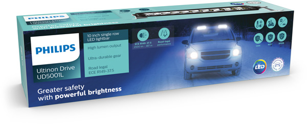 PHILIPS UD5001LX1 Ultinon Drive 10 inch single row LED lightbar Fjernlys