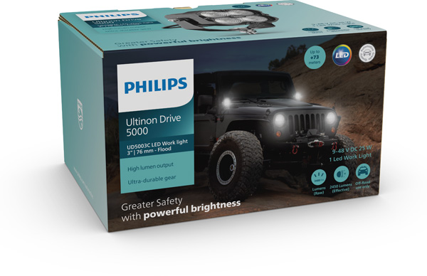 PHILIPS UD5003CX1 Ultinon Drive 3" cube LED work light Fernscheinwerfer