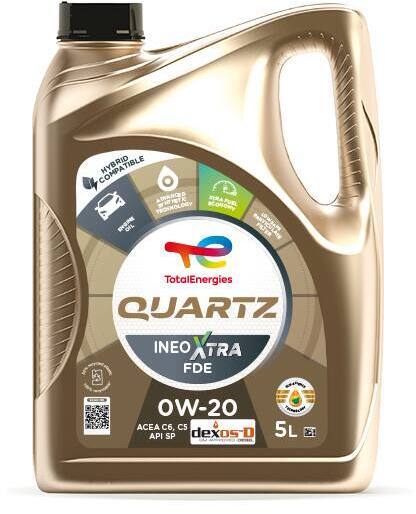 TotalEnergies 228318 TotalEnergies QUARTZ INEO XTRA FDE 0W-20 Engine Oil